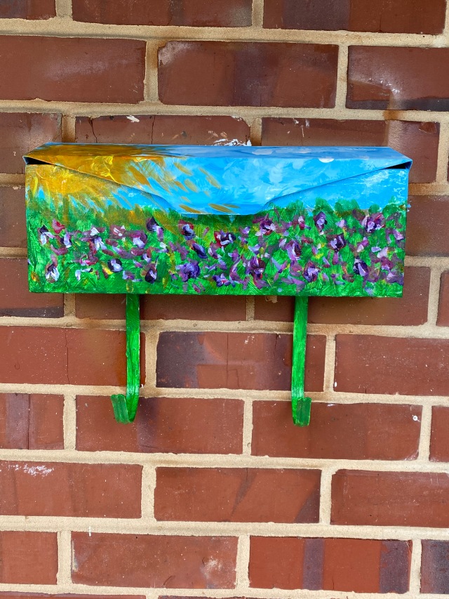 I painted our mailbox!